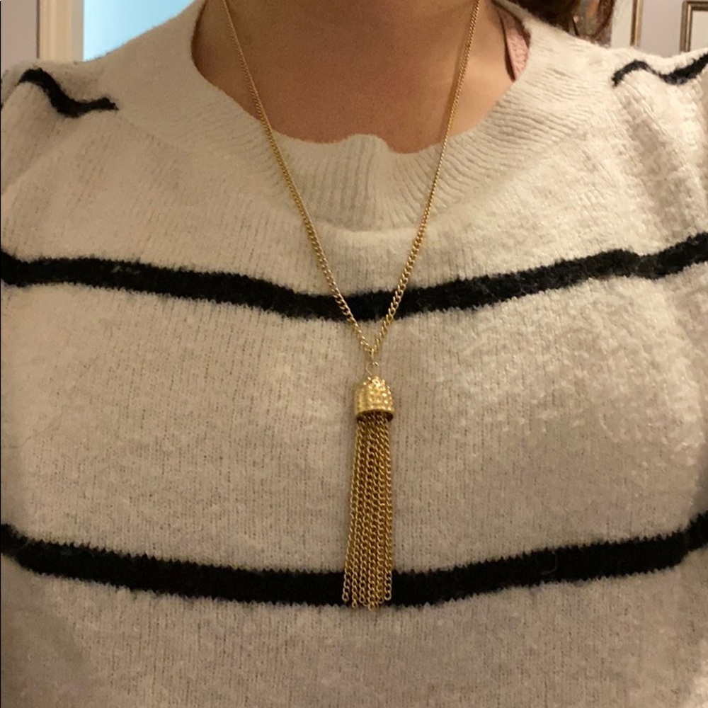 Kohl’s Gold-Colored Fringe Necklace